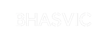 bhasvic white logo